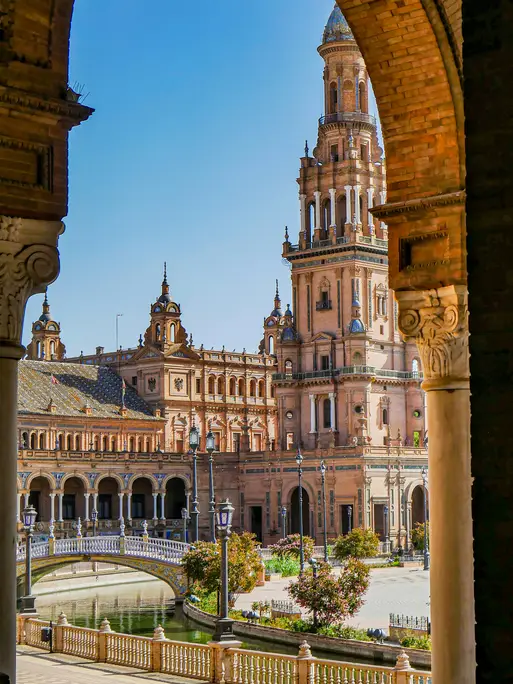 Plaza de Espana in Seville, Spain