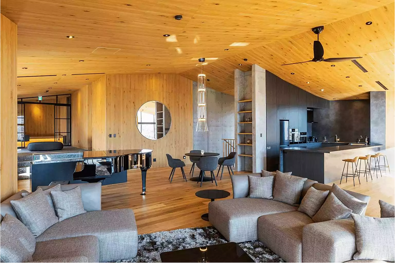 Chalet lounge area