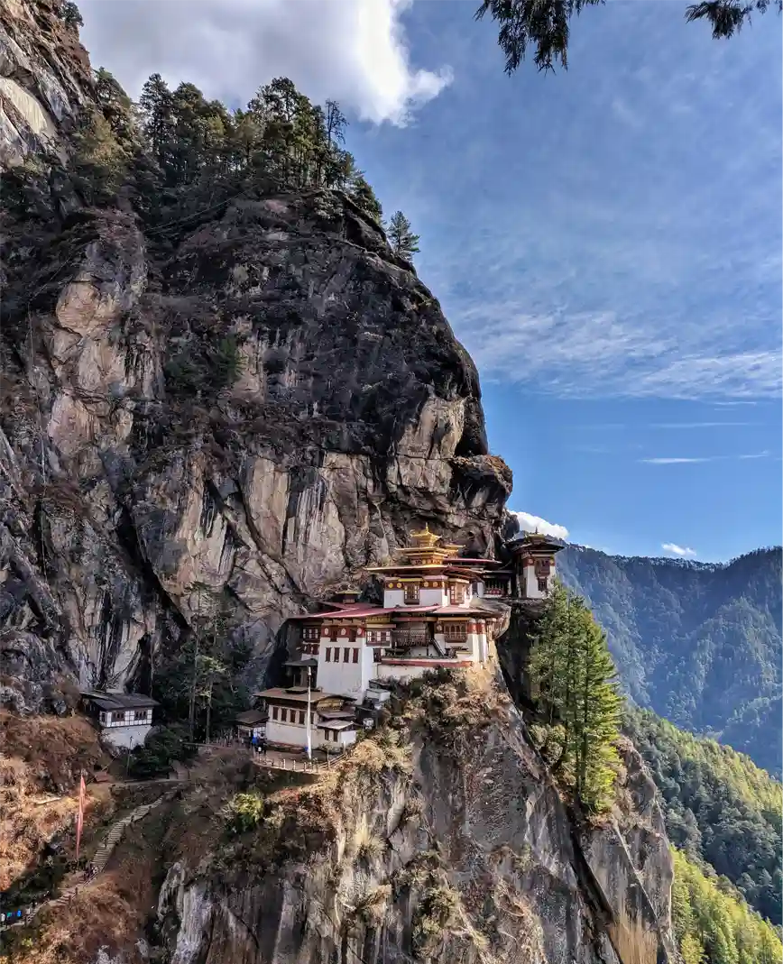 Tiger’s Nest on the Taktsang Trail in Bhutan