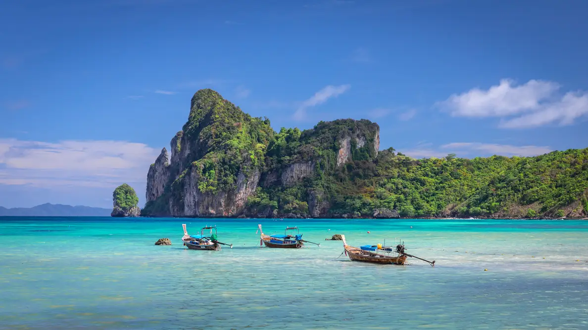 boats in Koh Samui, Thailand