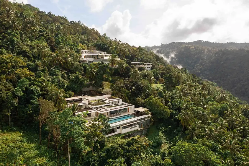 luxury Koh Samui villas surrounded by jungle