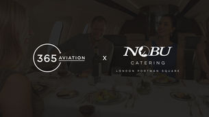 365 Aviation Partners with Nobu Catering