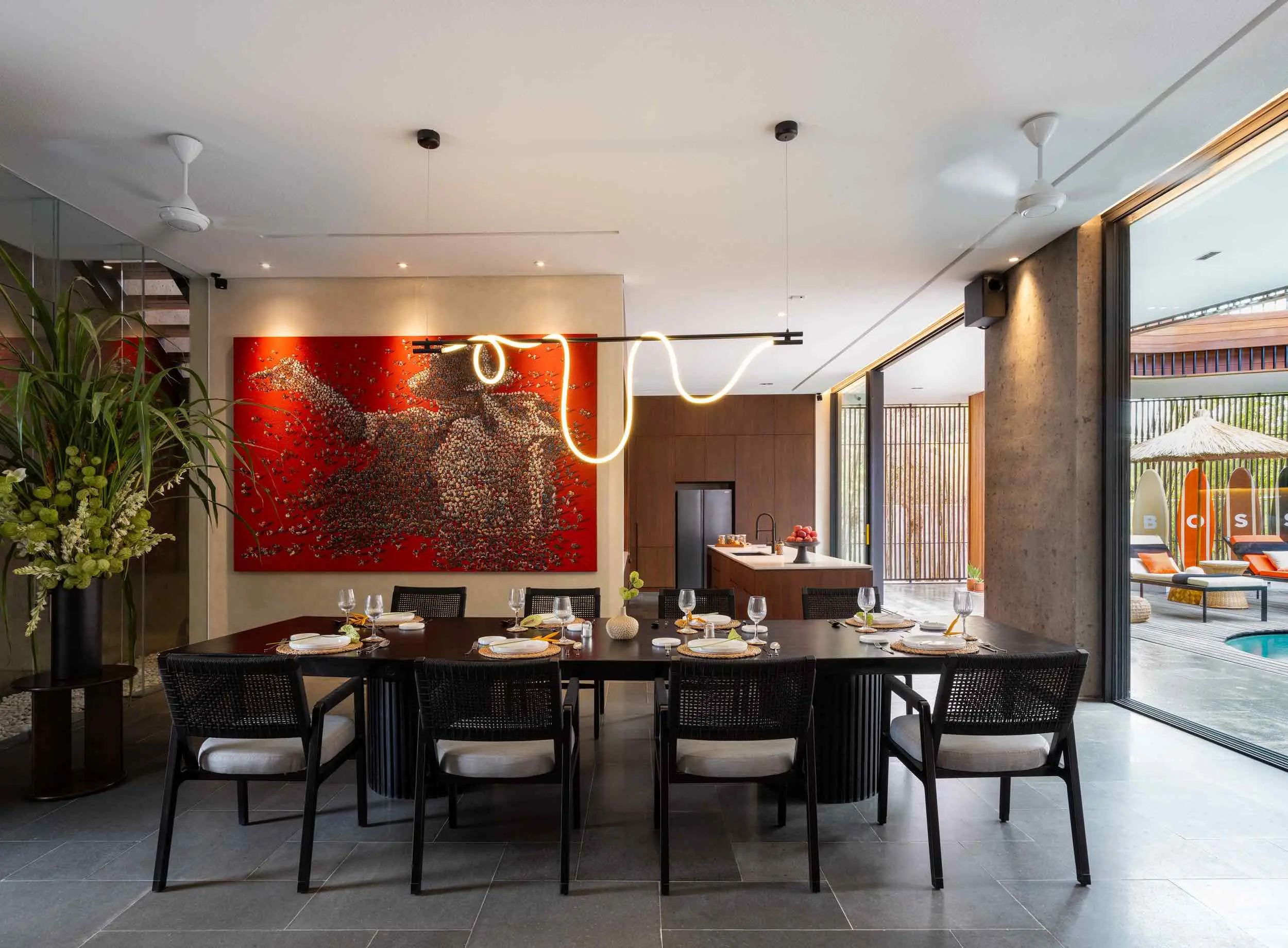 Dining room at Boss House Bali, Indonesia