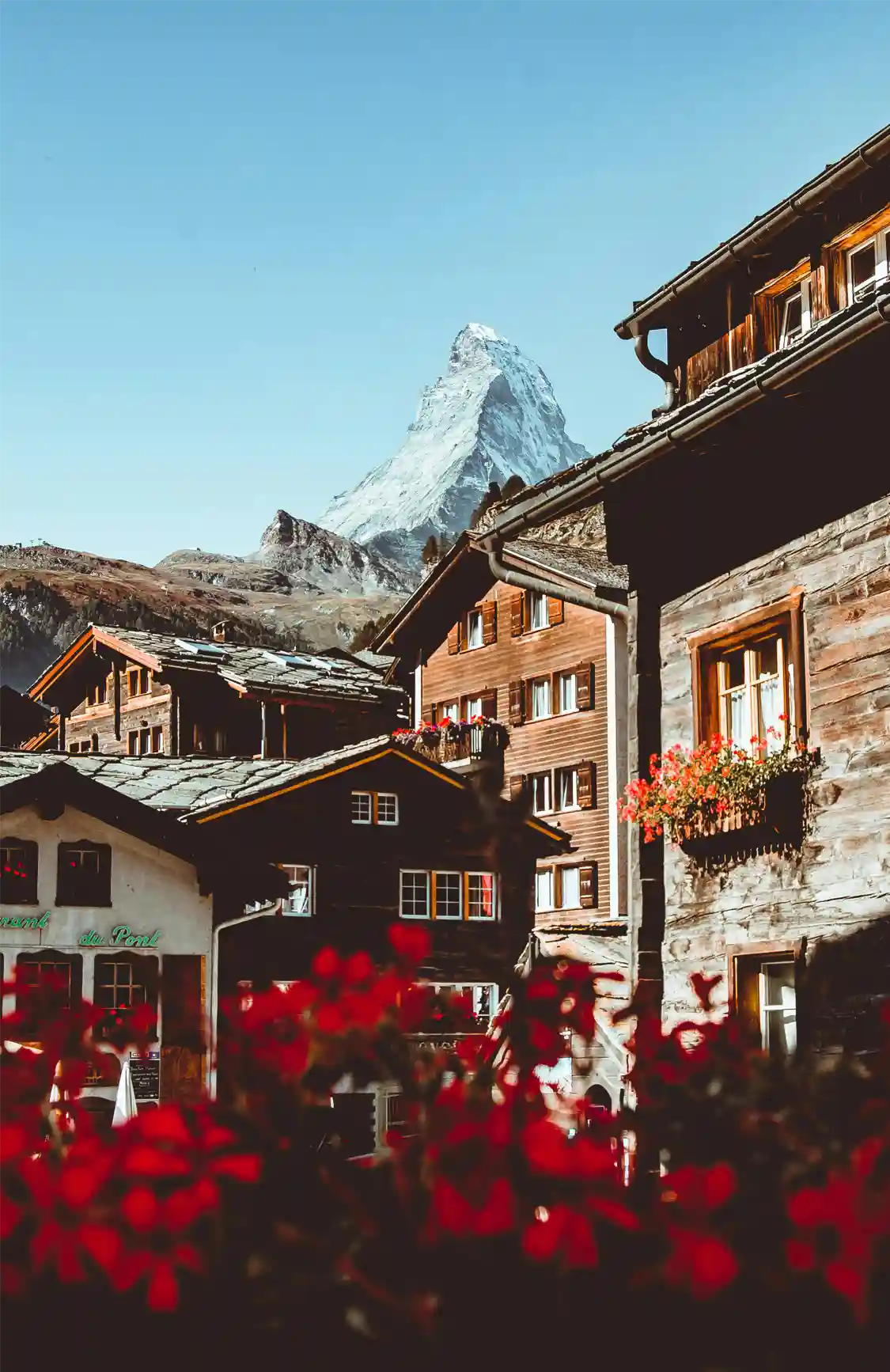 View of the Matterhorn from Zermatt