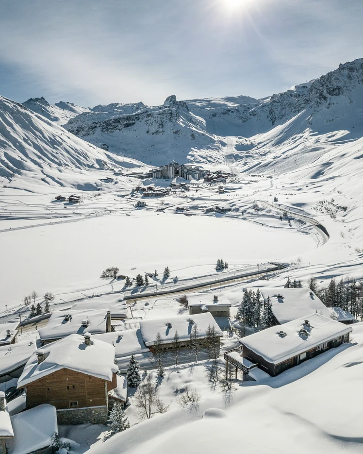 Tignes ski resort in France