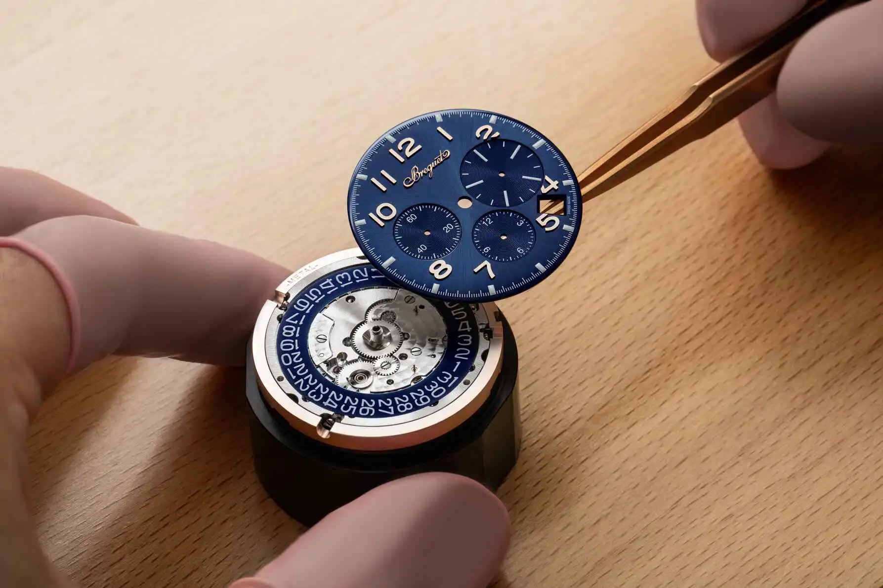 assembling a watch