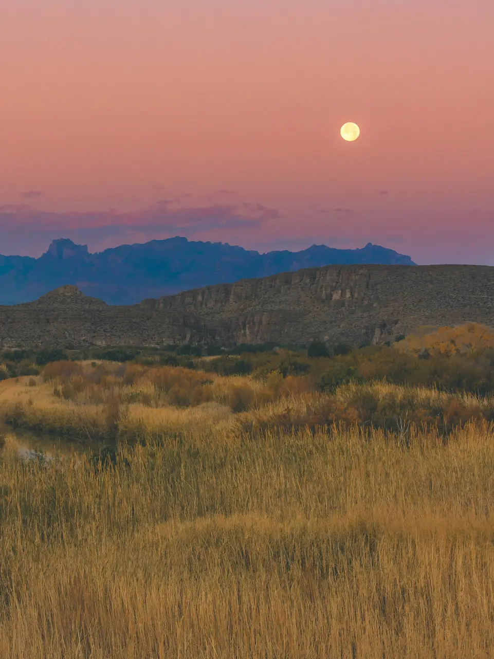 sunset at Big Bend National Park, TX, USA