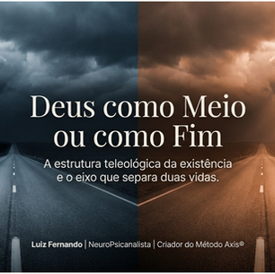 Deus como Meio ou como Fim