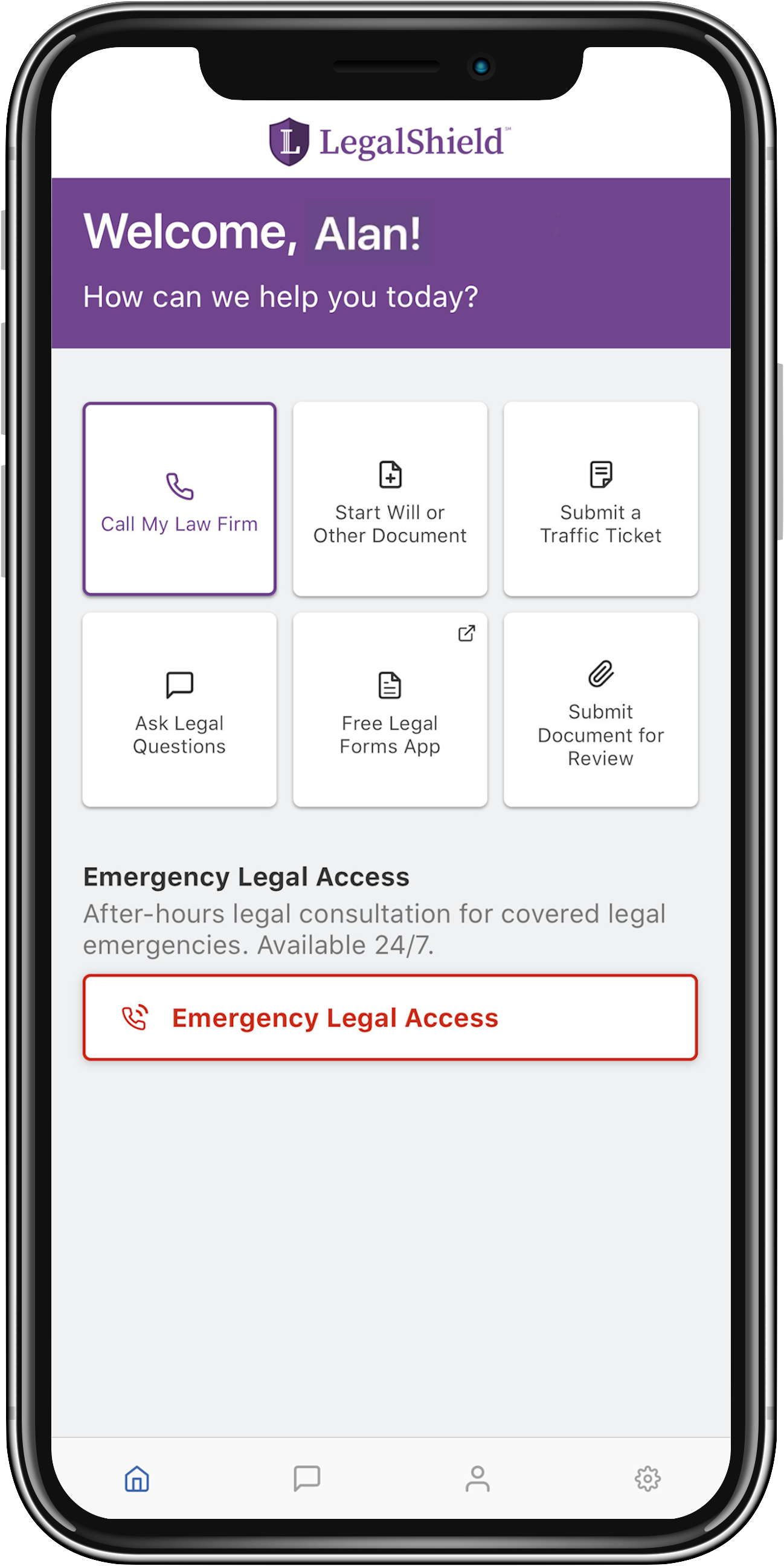 Your Legal TEAM @ Your Finger Tips...