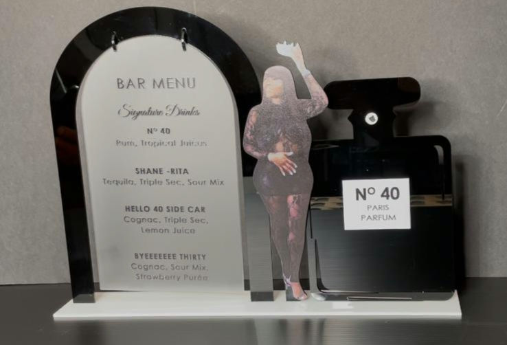 Thumbnail: Luxury Layered Custom Acrylic Bar Sign