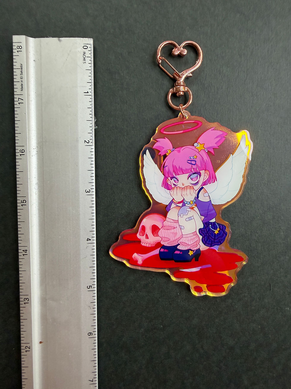 Thumbnail: "I'm Sorry" Holographic Acrylic Charm