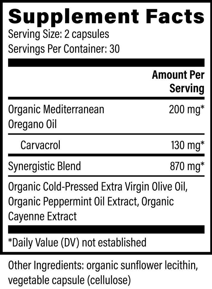 Thumbnail: Oregano Oil Capsules - Vegan Liquid Oil of Oregano