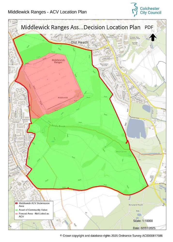 Middlewick Ranges Postcode Map New Status Will Help Save Middlewick Ranges