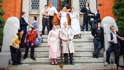 Riotous Youth students performing Much Ado About Nothing in Frederick, Maryland.