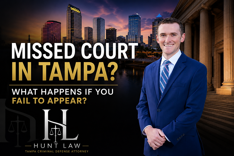 Missed court in Tampa?