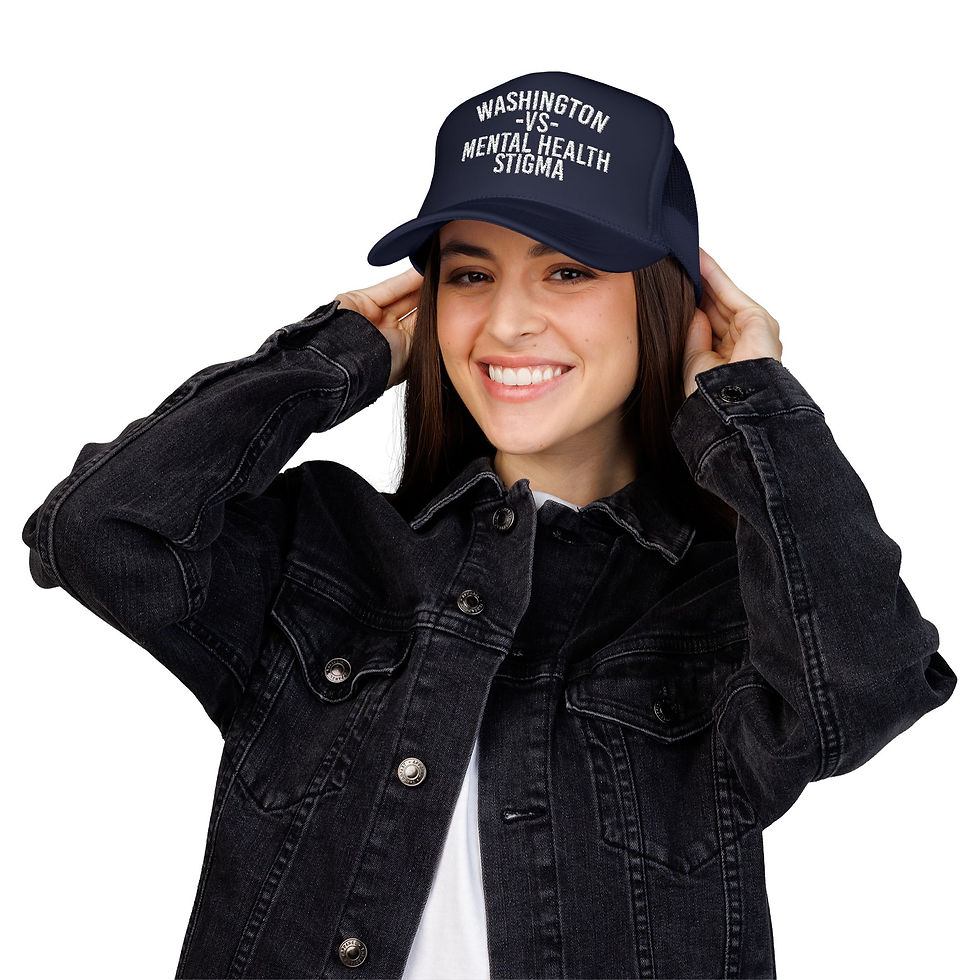Thumbnail: Washington VS Mental Health Stigma Embroidered Trucker Hat