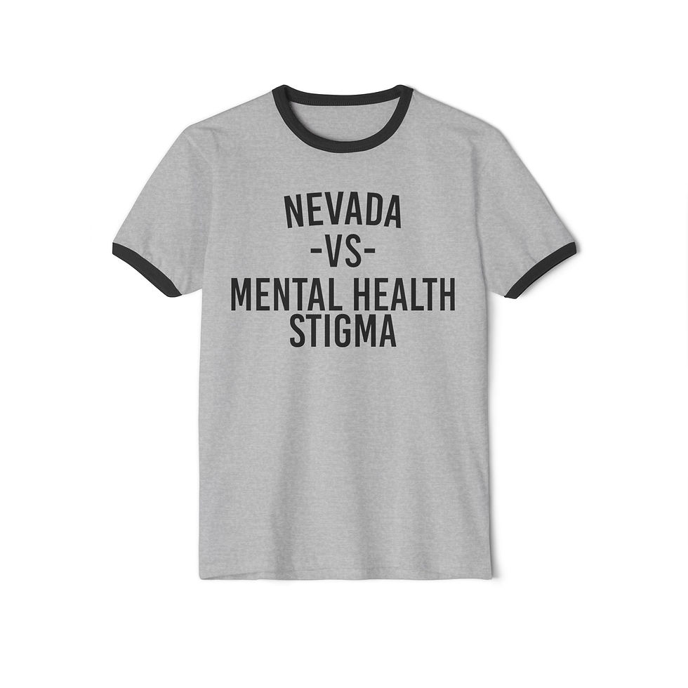 Thumbnail: Nevada VS Mental Health Stigma Ringer Tee