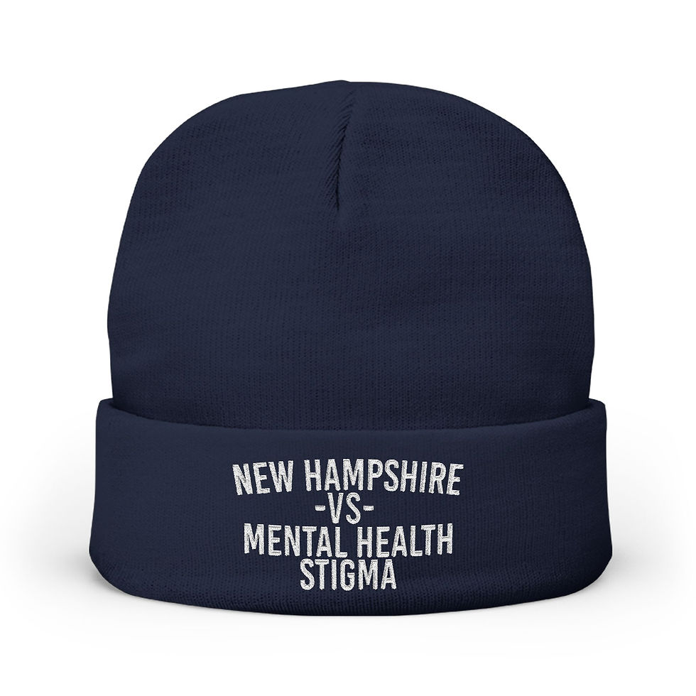 Thumbnail: New Hampshire VS Mental Health Stigma Embroidered Beanie