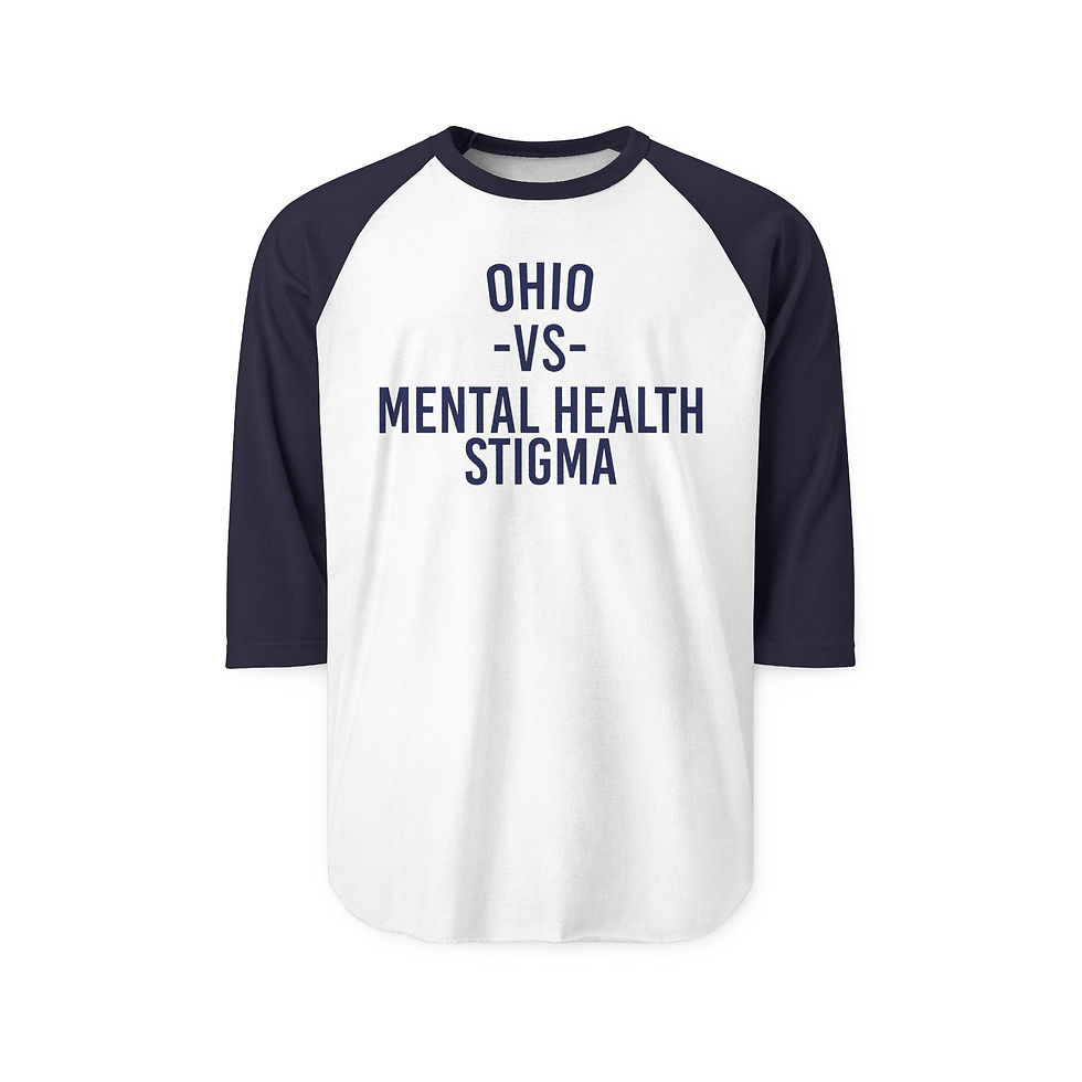 Thumbnail: Ohio VS Mental Health Stigma Raglan Shirt