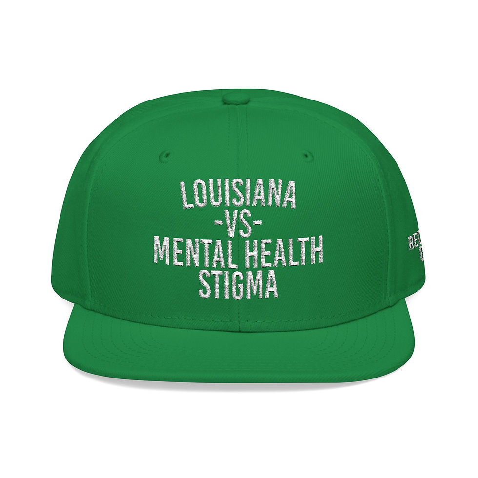 Thumbnail: Louisiana VS Mental Health Embroidered Snapback