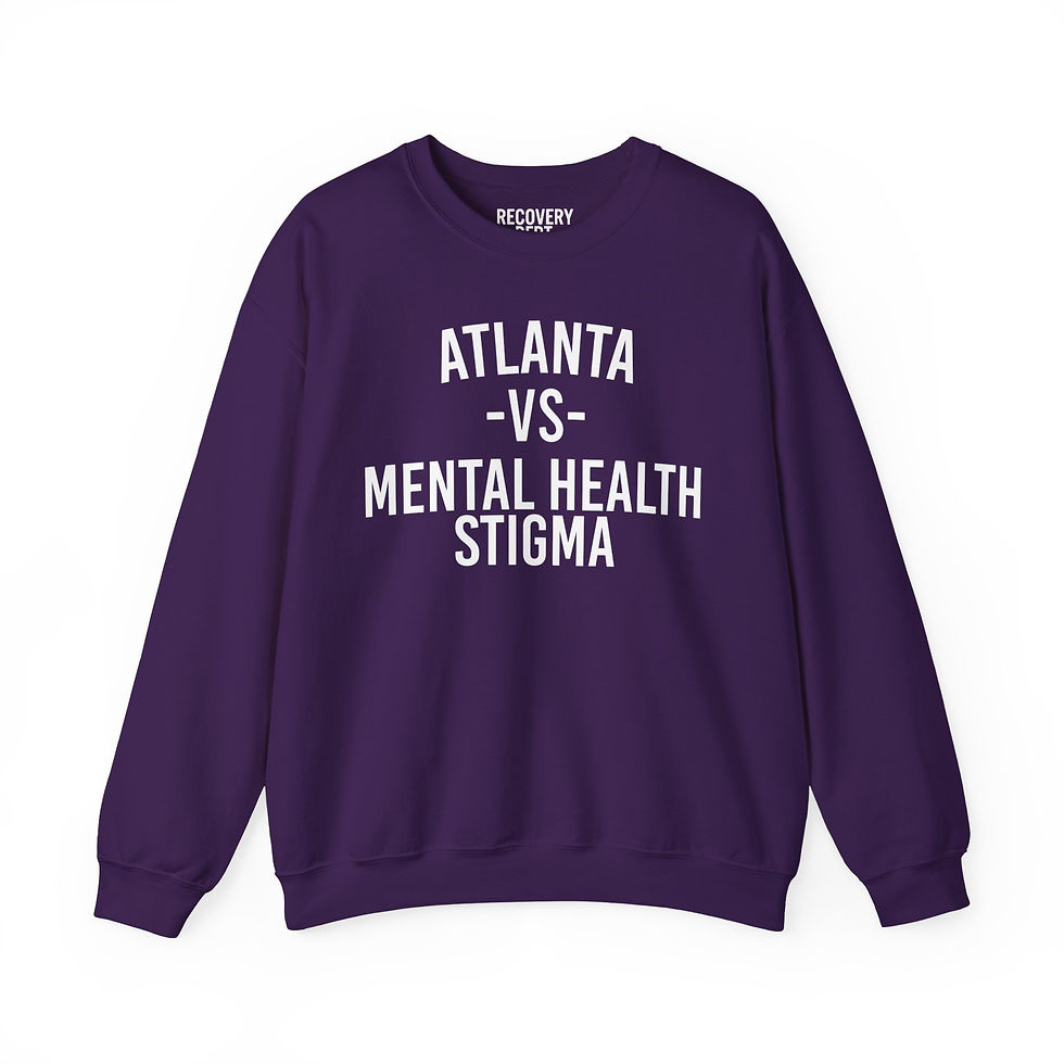 Thumbnail: Atlanta VS Mental Health Stigma Crewneck Sweatshirt