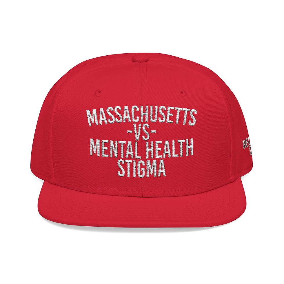 Thumbnail: Massachusetts VS Mental Health Stigma Embroidered Snapback