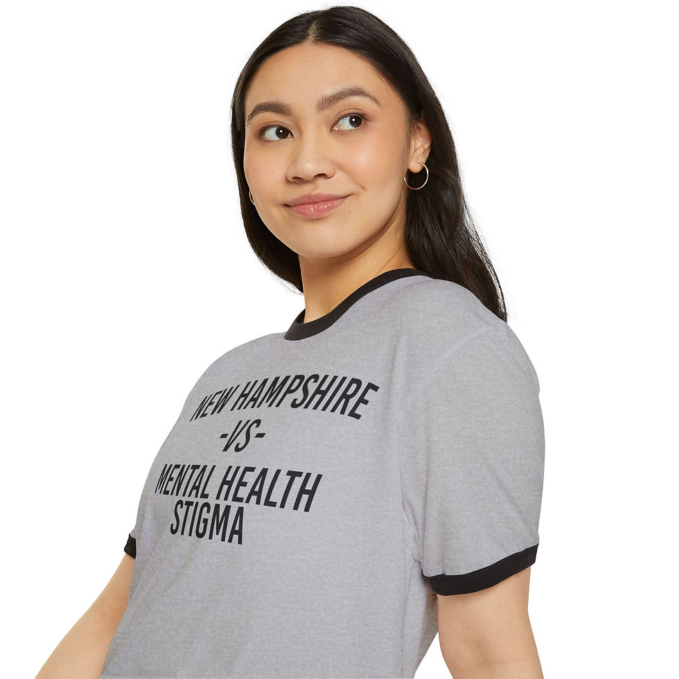 Thumbnail: New Hampshire VS Mental Health Stigma Ringer Tee
