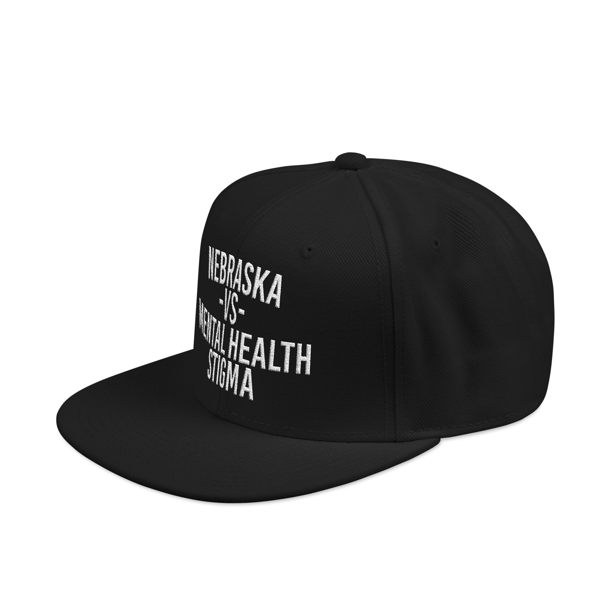 Nebraska VS Mental Health Stigma Embroidered Snapback
