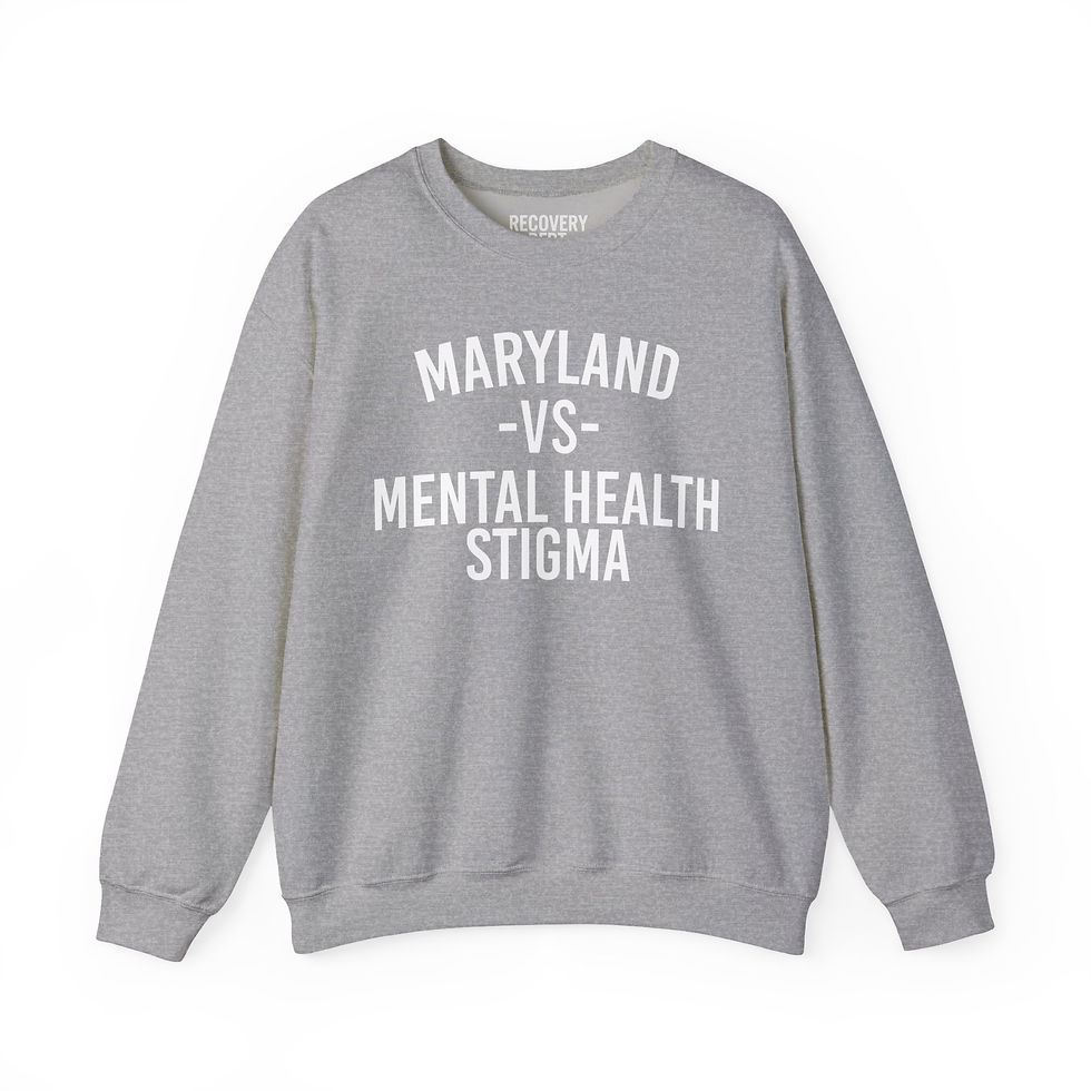 Thumbnail: Maryland VS Mental Health Stigma Crewneck Sweatshirt