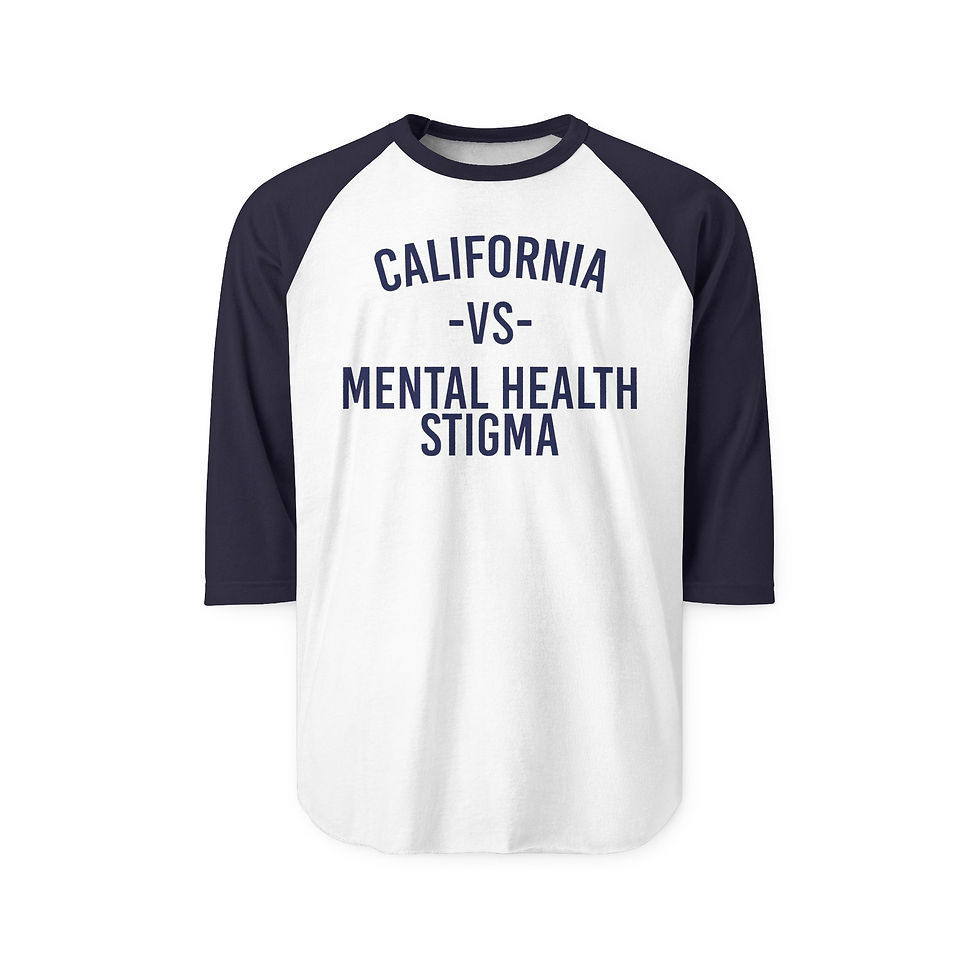 Thumbnail: California VS Mental Health Stigma Raglan Shirt