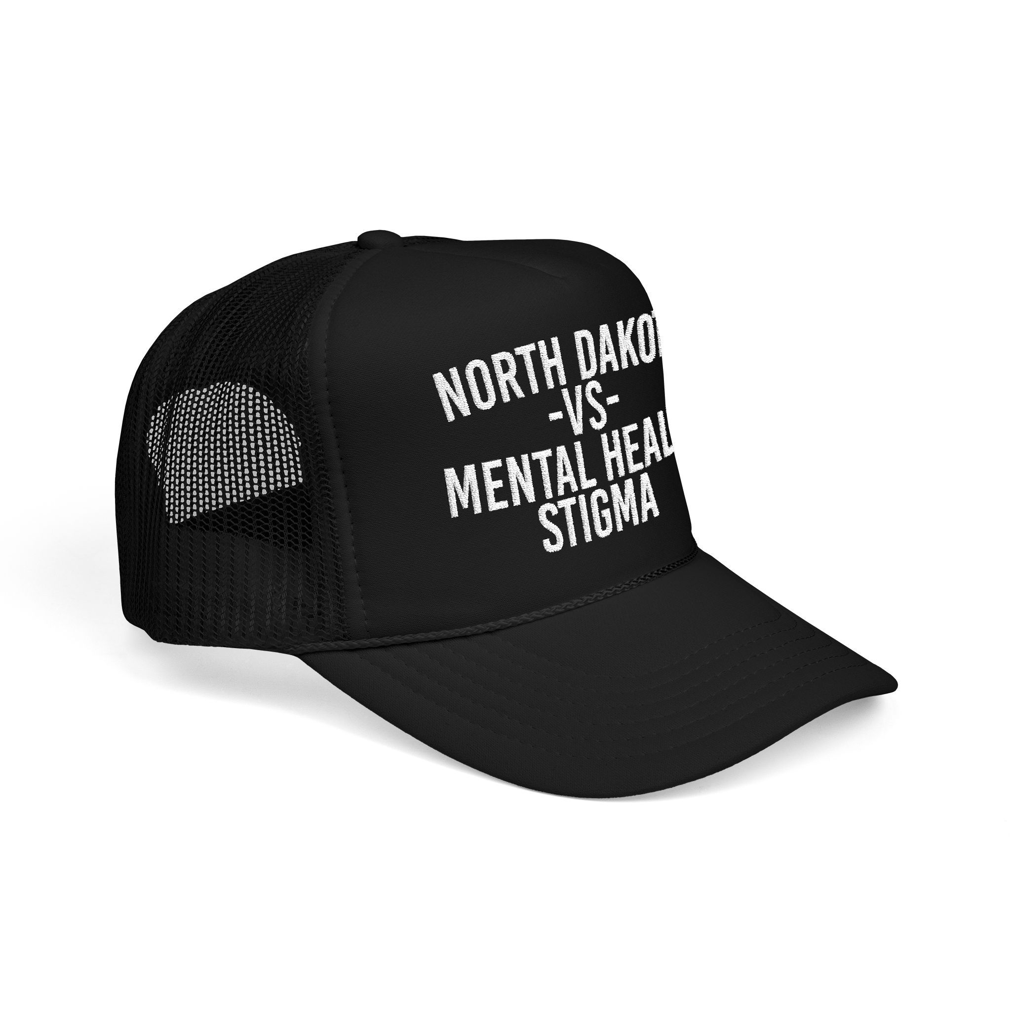 North Dakota VS Mental Health Stigma Embroidered Trucker Hat