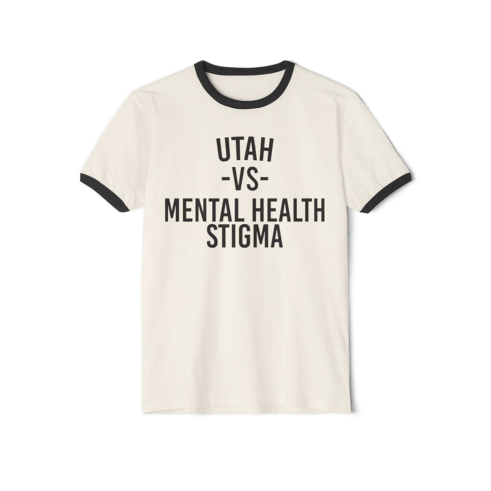Thumbnail: Utah VS Mental Health Stigma Ringer Tee