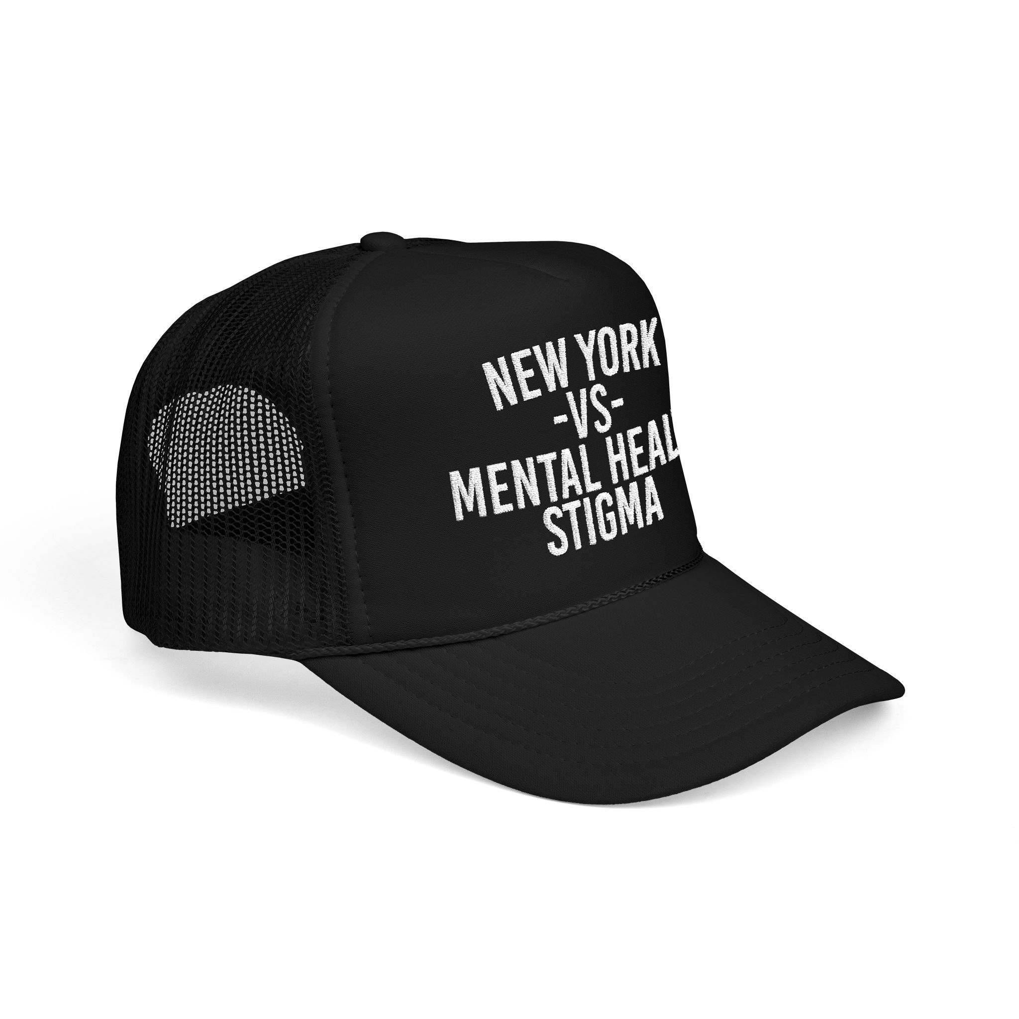 New York VS Mental Health Stigma Embroidered Trucker Hat