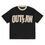 Thumbnail: Outlaw Ringer Knitted tee Black & Taupe 