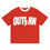 Thumbnail: Outlaw Ringer Knitted  tee Red