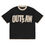 Thumbnail: Outlaw Ringer Knitted tee Black & Taupe 
