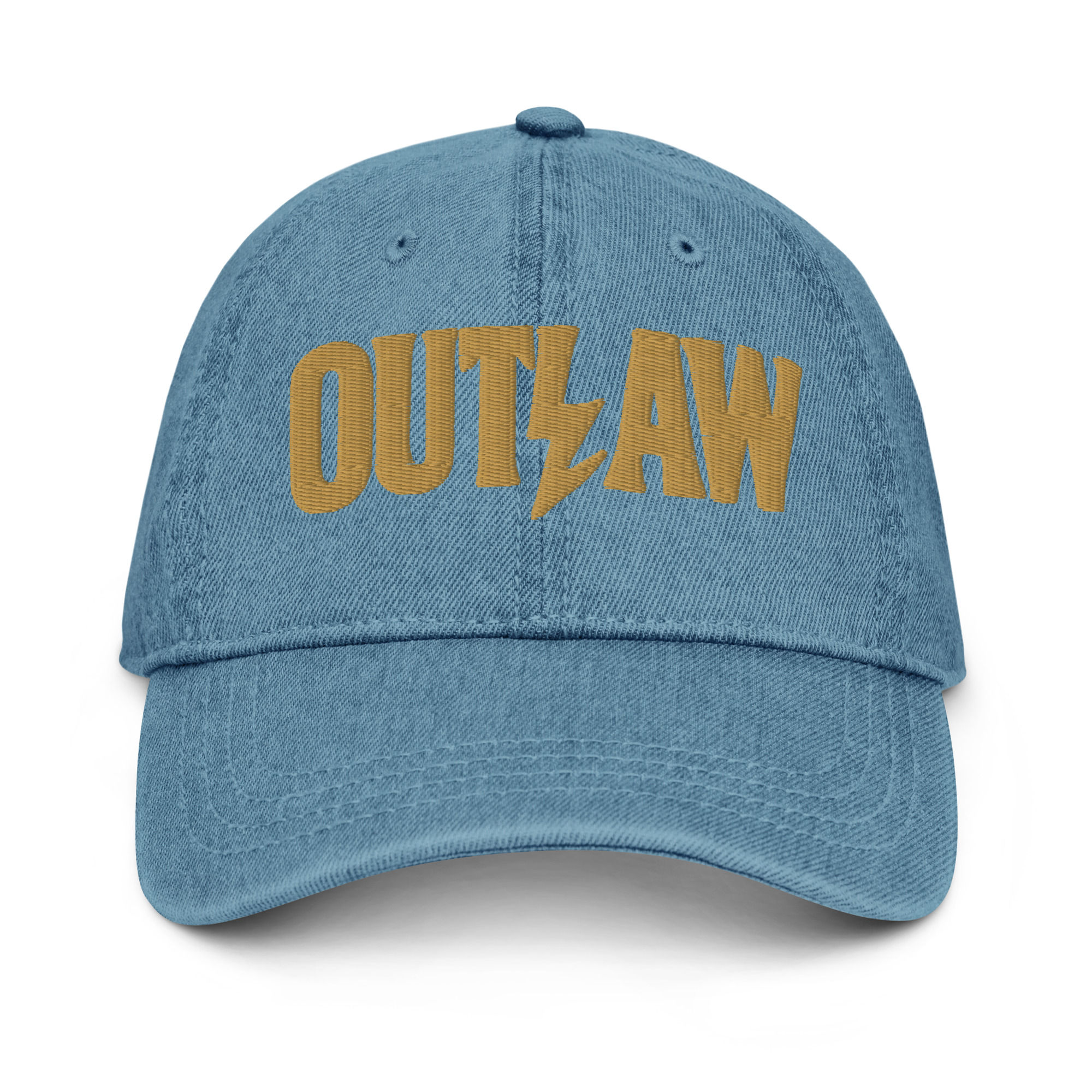 Outlaw Bolt Denim cap