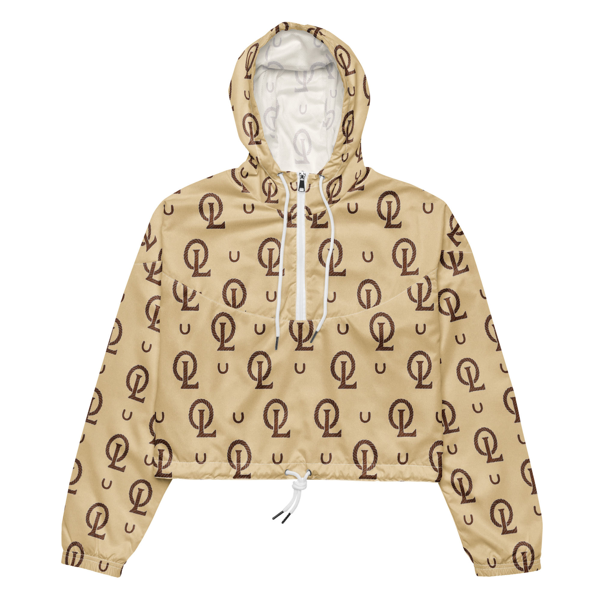 Outlaw Monogram cropped windbreaker