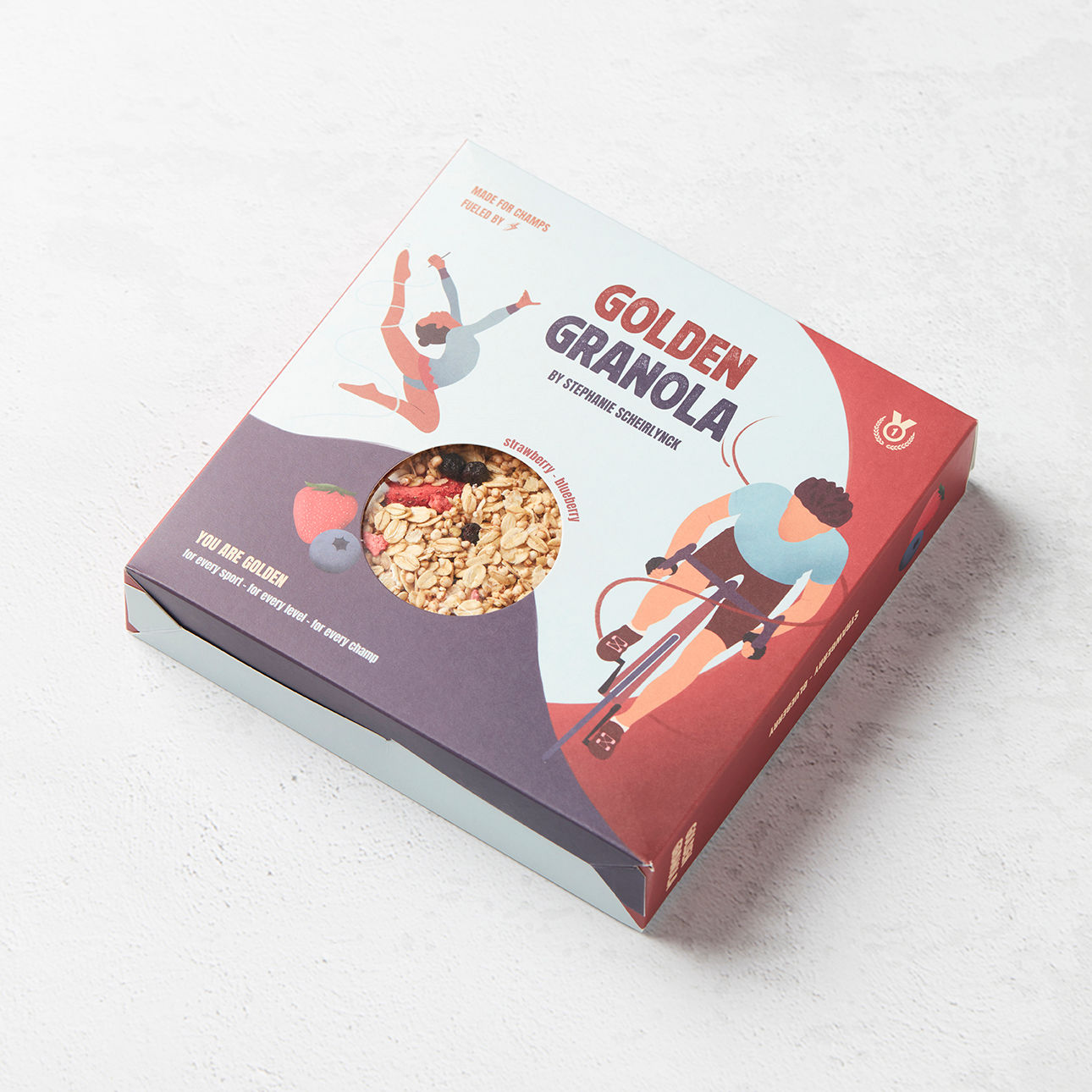 Golden Granola - Strawberry & Blueberry