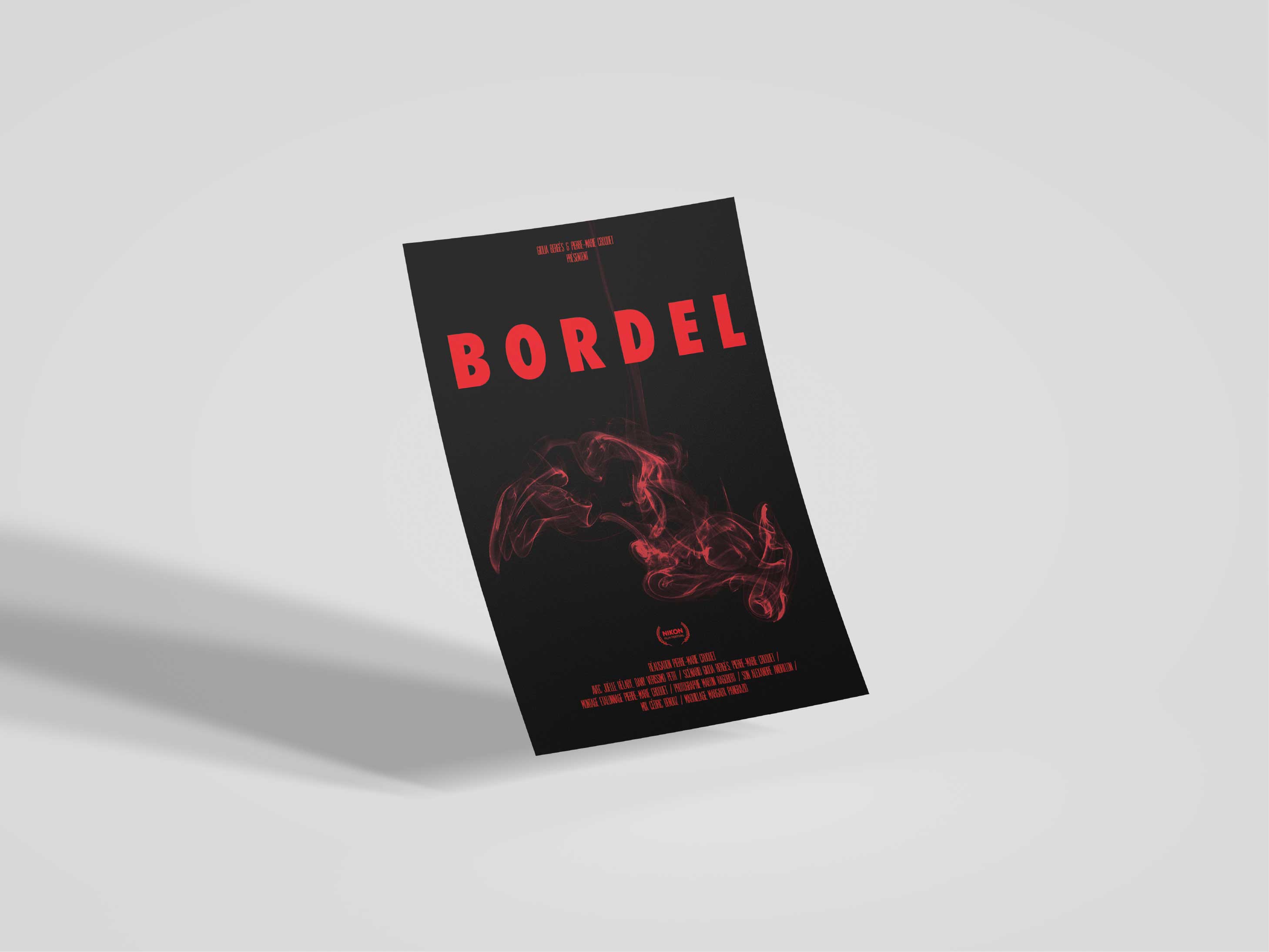 Poster de film grand format – design visuel impactant pour promotion culturelle