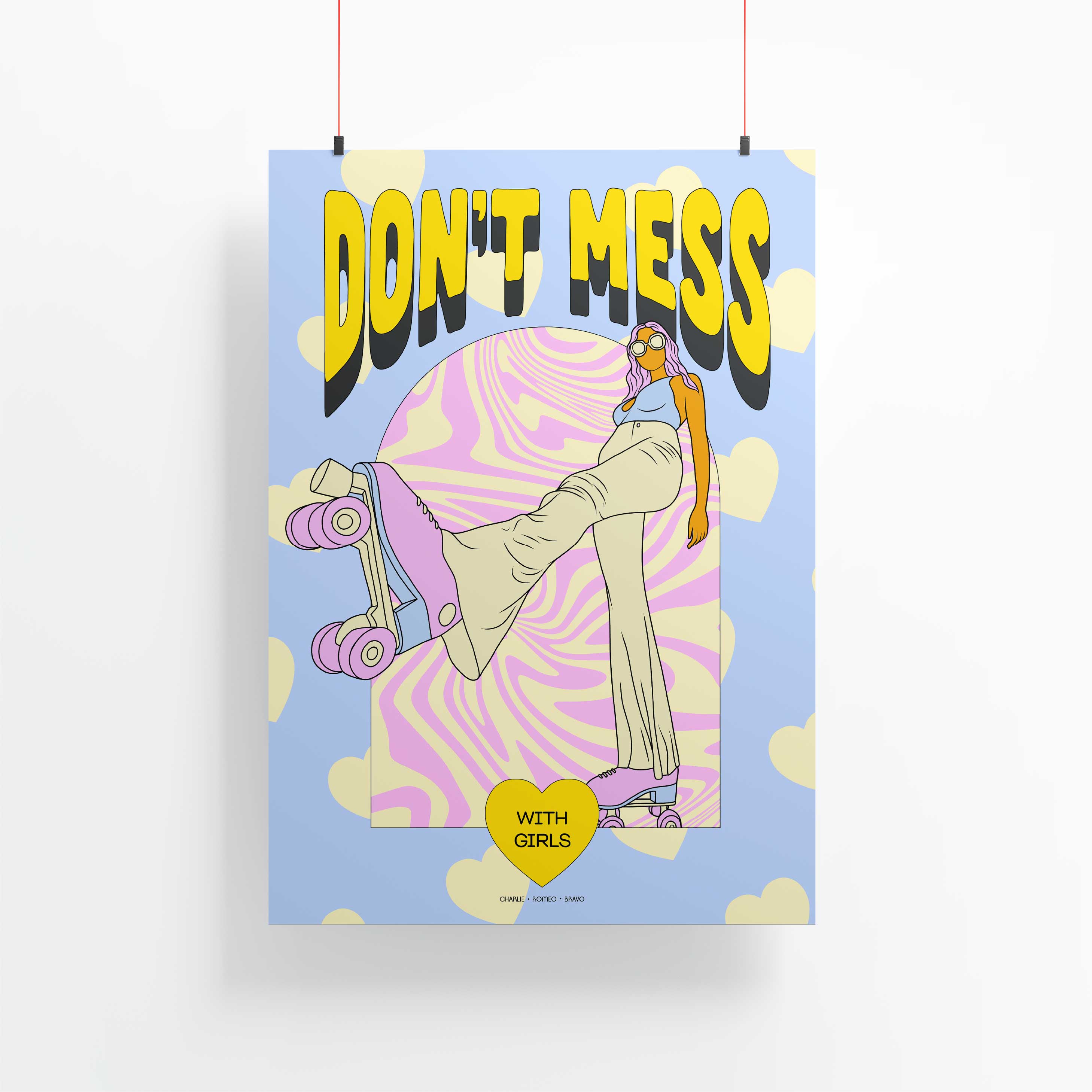 Série d’illustrations imprimées – univers visuel cohérent pour exposition ou édition limitée