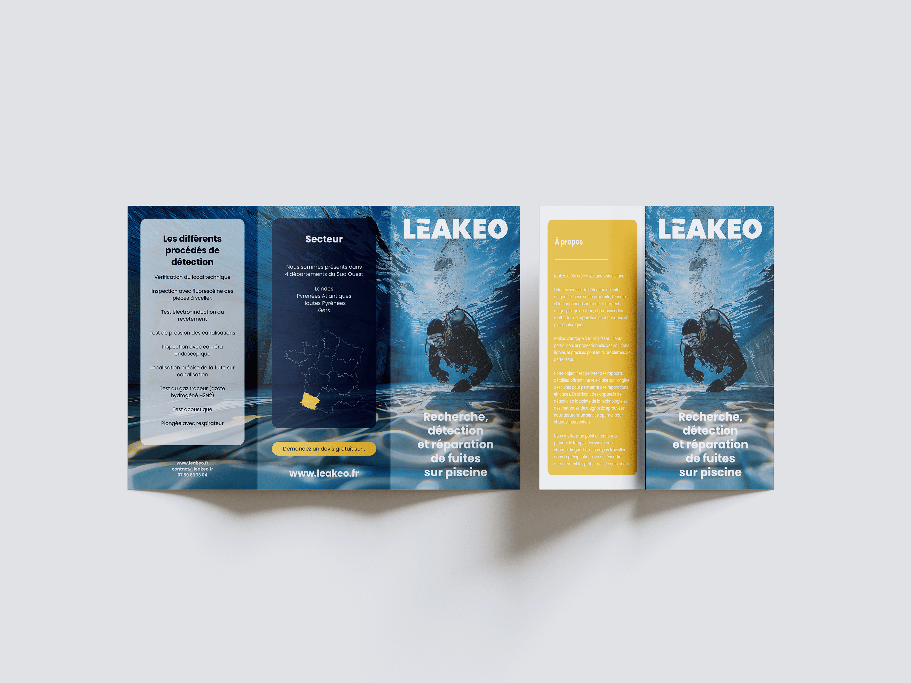 Brochure corporate – mise en page professionnelle et design éditorial clair