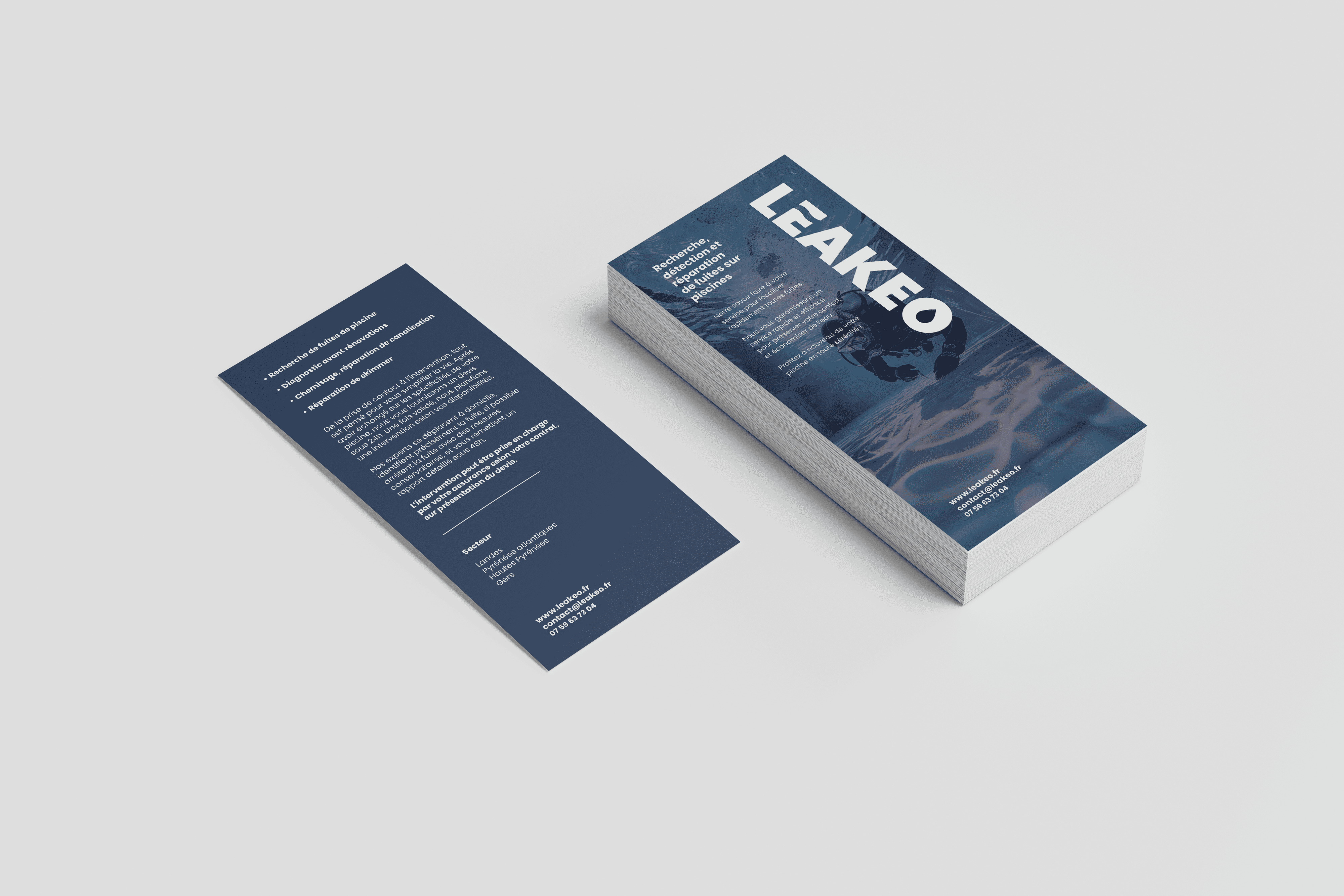 Flyer publicitaire – création graphique percutante pour communication print événementielle