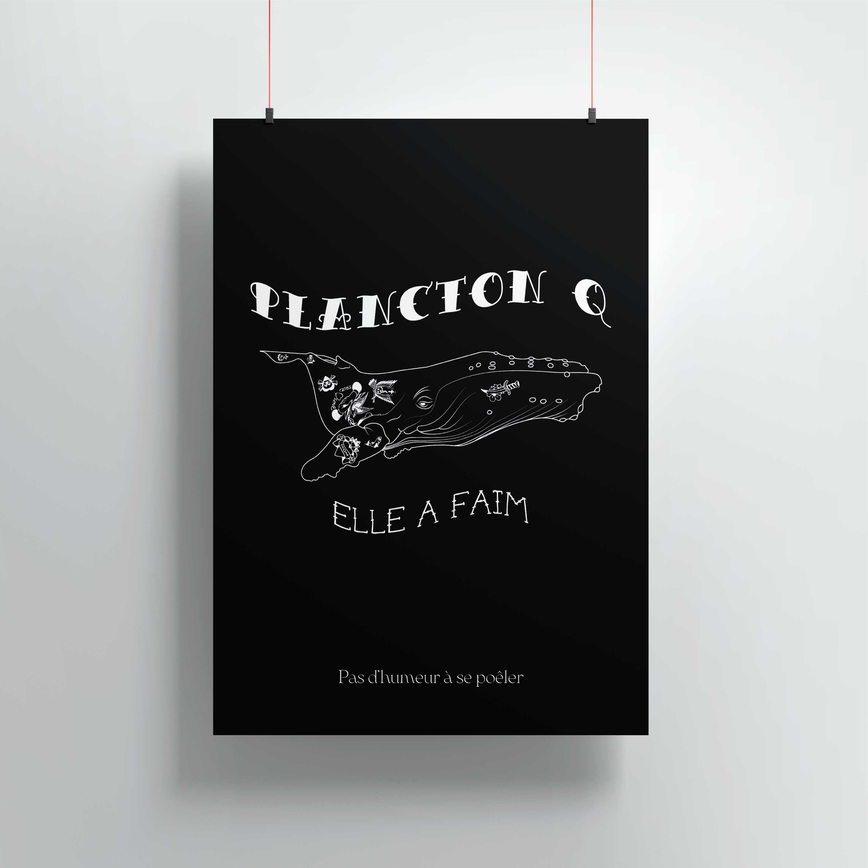 Affiche illustrée – visuel graphique sur-mesure prêt à être imprimé en grand format