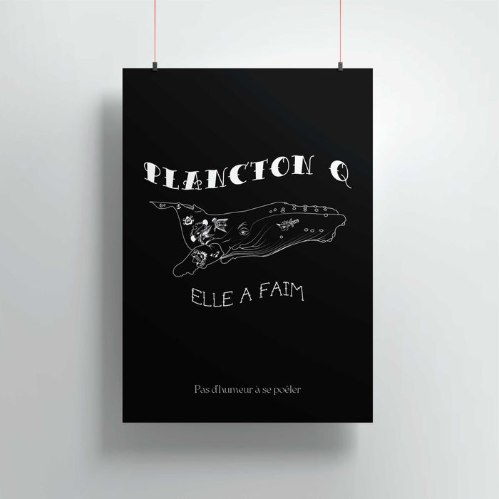 Affiche illustrée – visuel graphique sur-mesure prêt à être imprimé en grand format