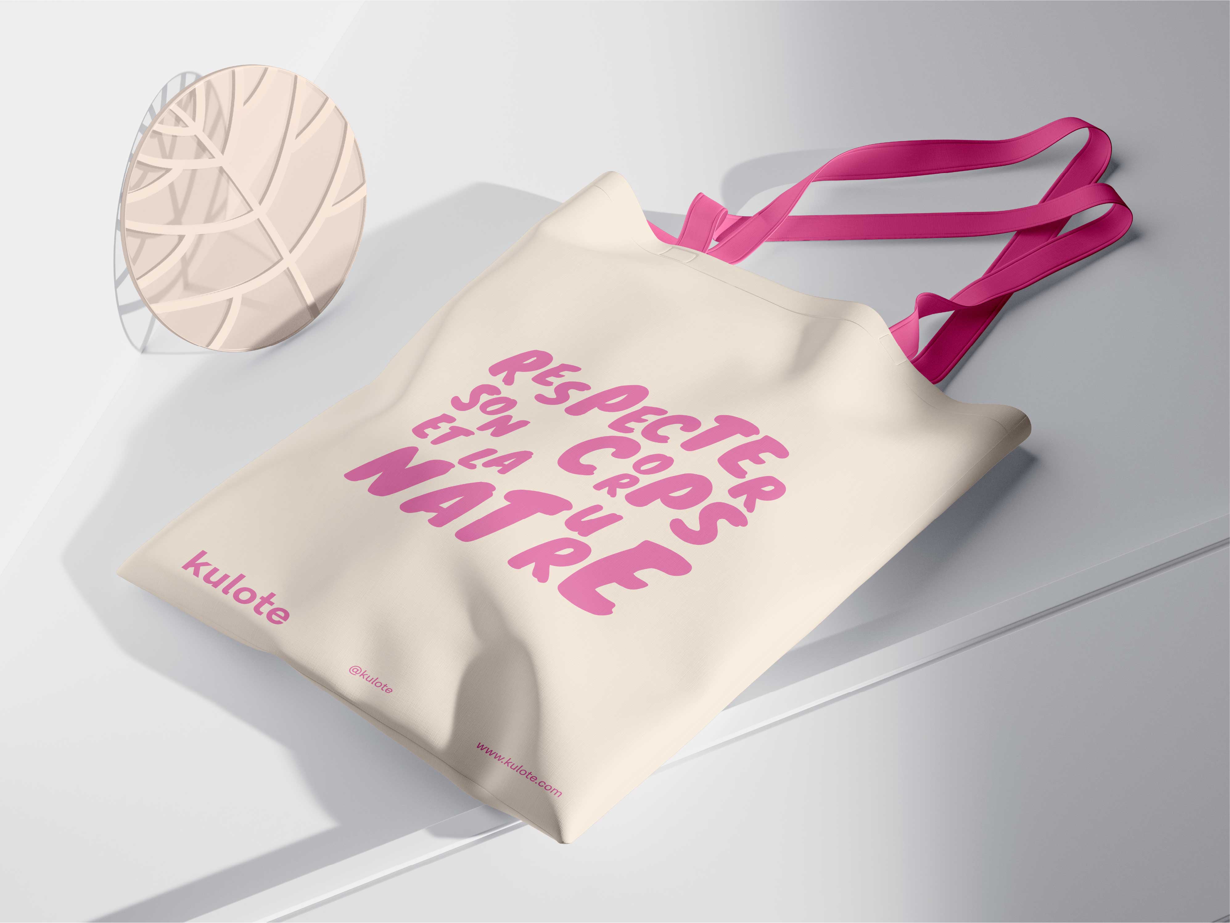 Tote bag illustré – design textile original pour objet promotionnel ou goodies de marque