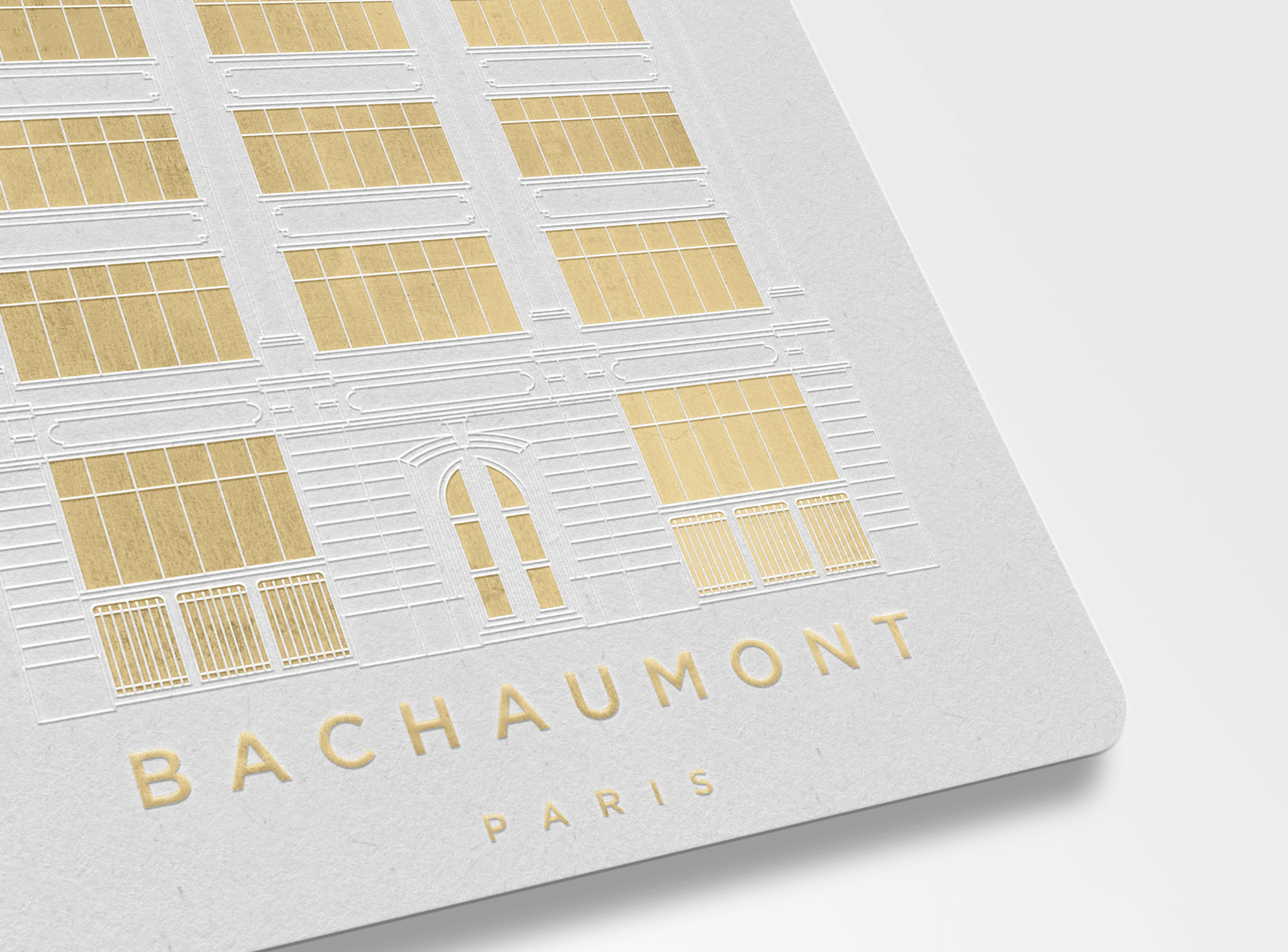 Illustration architecturale – visuel stylisé représentant la façade d’un hôtel prestigieux