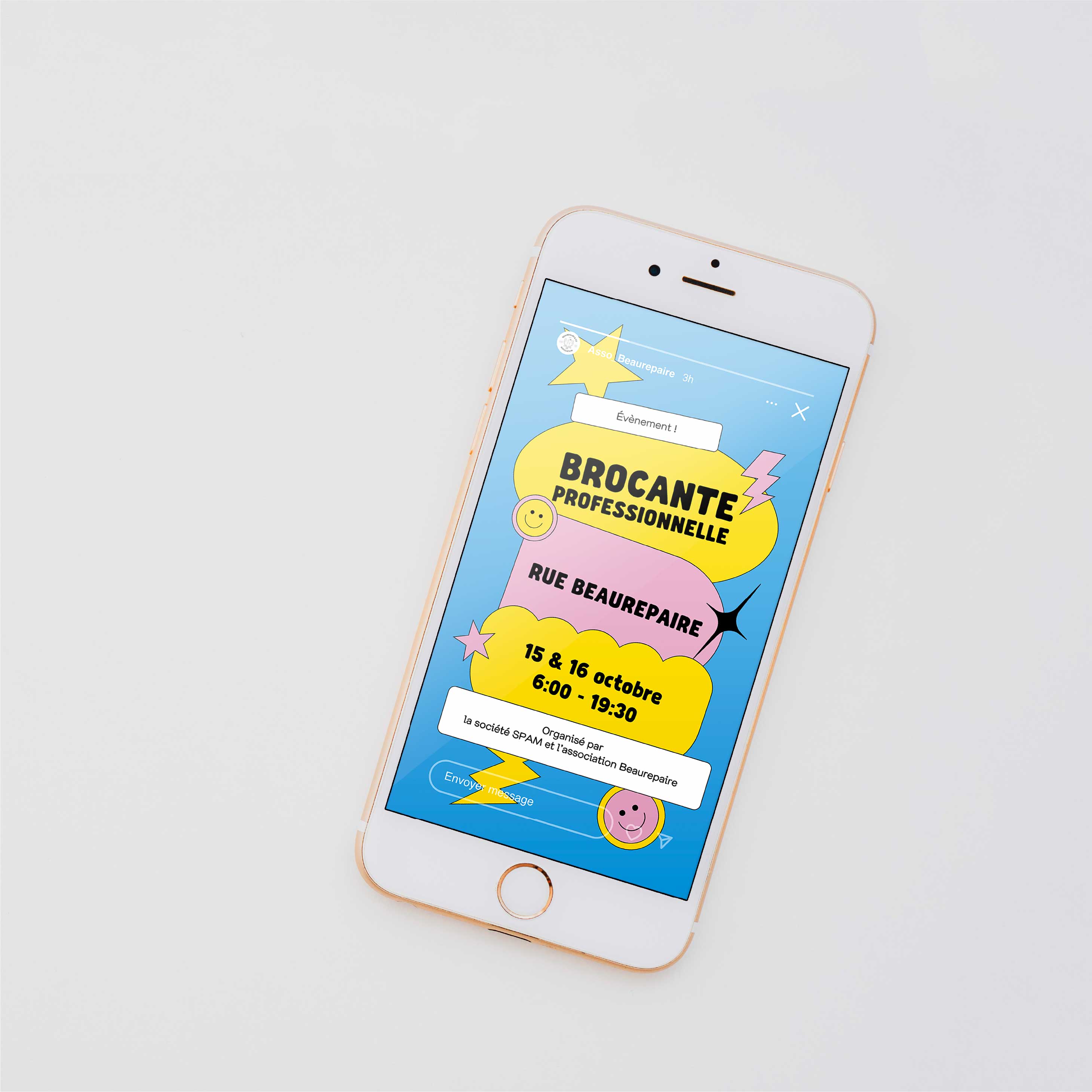 Story Instagram – visuel vertical animé ou statique pour communication digitale engageante