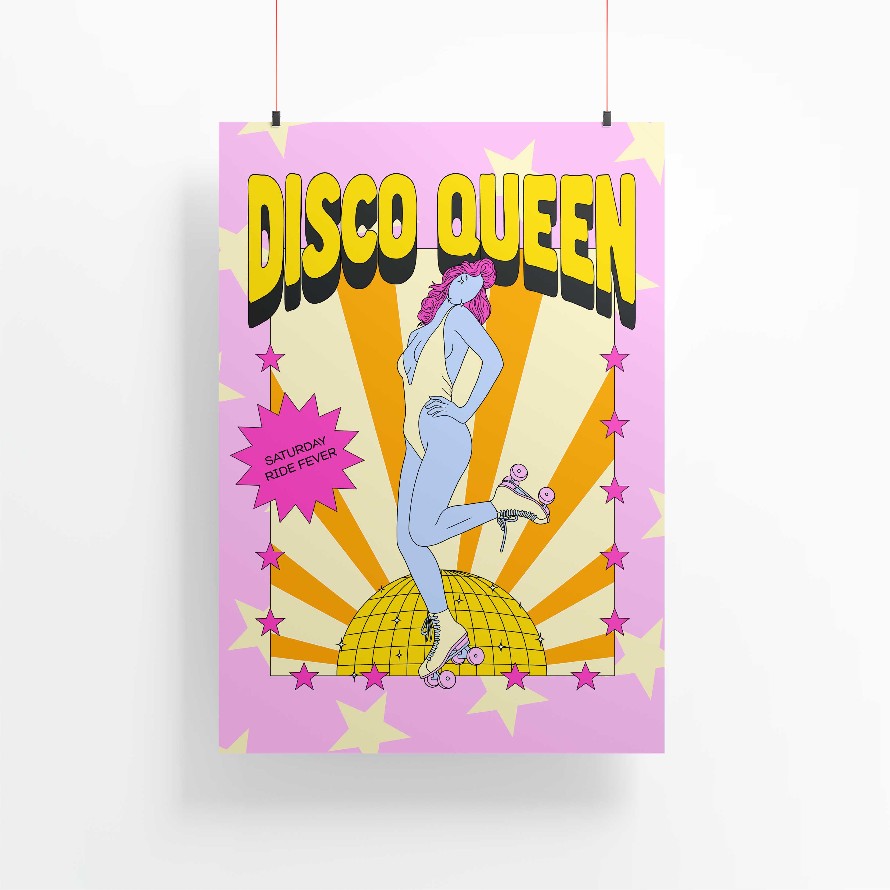 Visuel artistique en couleur – création graphique pour tirage papier de qualité