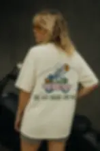 T-shirt surf éthique Be My Ride or Die illustré Crabsurfers
